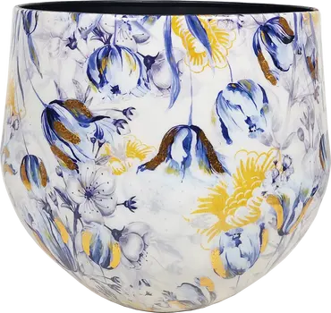 Bol Pot Blue Tulip 33cm