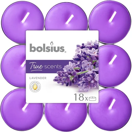 Bolsius Geurtheelicht 4 uur Lavender - 18 stuks - afbeelding 1