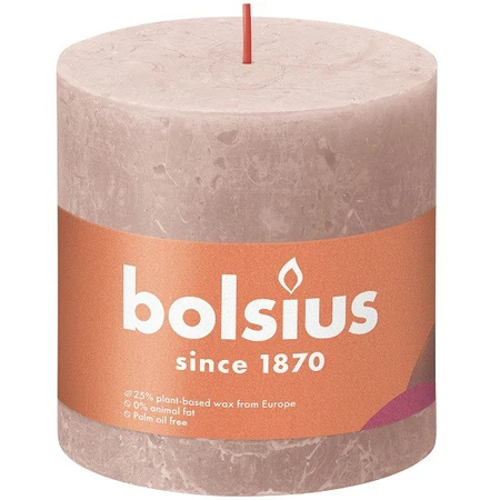 Bolsius Stompkaars 10cm  Misty Pink