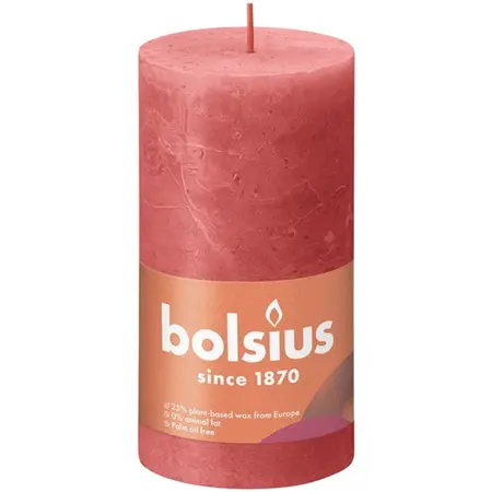 Bolsius Stompkaars 13cm Blossom Pink