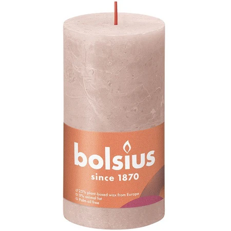 Bolsius Stompkaars 13cm Misty Pink - afbeelding 1