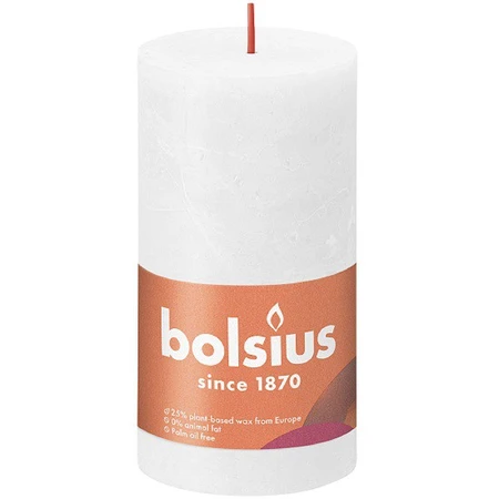 Bolsius Stompkaars 13cm Rustic Shine Cloudy White