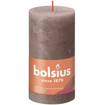 Bolsius Stompkaars 13cm Rustic Taupe