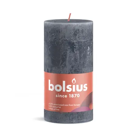 Bolsius Stompkaars 13cm Slate Blue