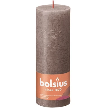 Bolsius Stompkaars 19cm Rustic Taupe