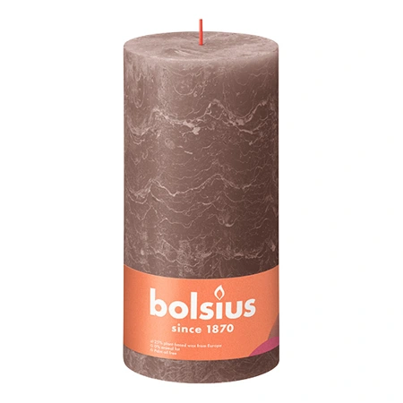 Bolsius Stompkaars 20cm Rustic Taupe