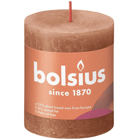 Bolsius Stompkaars 8cm Rusty Pink