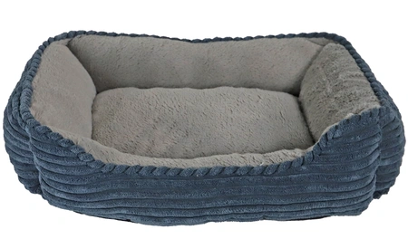 Boon Divan corduroy  50x40cm blauw/grijs - afbeelding 1