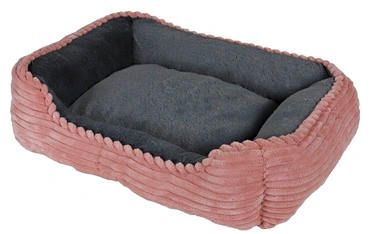 Boon Divan corduroy 50x40cm roze/grijs - afbeelding 1