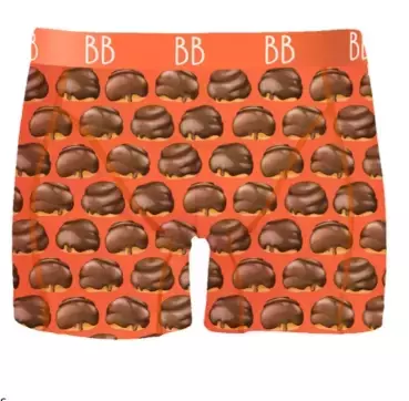 Bossche bollen boxershort mt L - Oranje