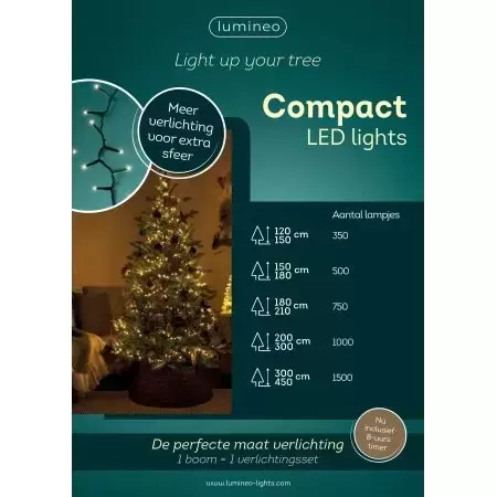 Brampton kerstboom slim groen - h120 x d86cm