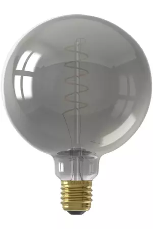 Calex Globe Led Lamp Glassfiber 4W dimbaar Ø125mm - Grijs  - afbeelding 1
