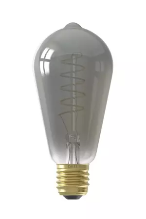 Calex Rustiek Led Lamp Glassfiber 4W dimbaar - Grijs