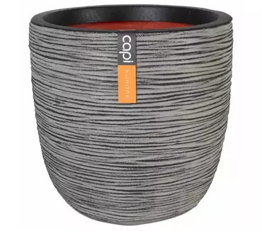 Capi Pot Bol Rib NL 35x34 cm - Antraciet - afbeelding 1