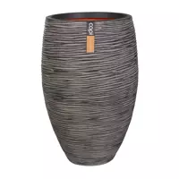 Capi Vaas Elegant Deluxe Rib NL 40x60 cm - Antraciet