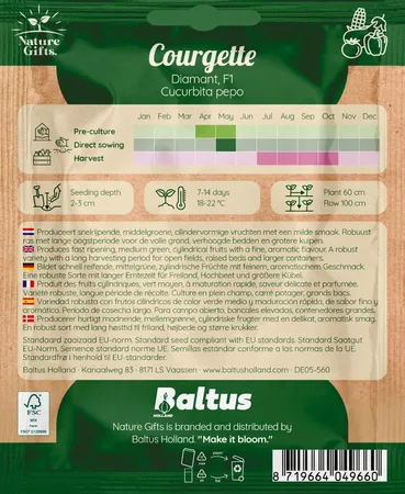 Courgette diamant f1 - afbeelding 2