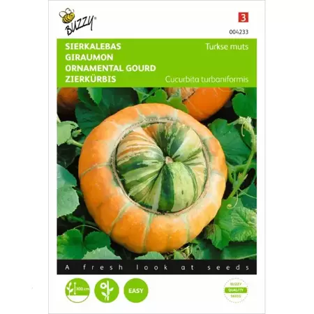 Cucurbita, Sierkalebas Turkse muts - afbeelding 1