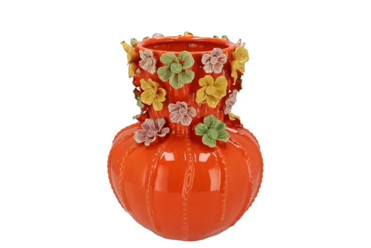Daan Kormhout Flower Orange Vase 22X27CM