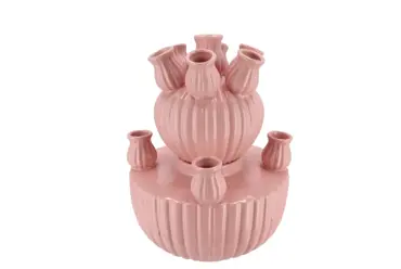 Daan Kromhout Amsterdam Light Pink Tulip Vase Set 24X31CM - afbeelding 1