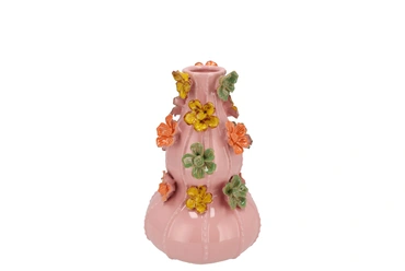 Daan Kromhout Flower Light Pink Vase Bubbels 14X22cm - afbeelding 1
