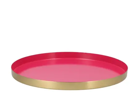 Daan Kromhout Marrakech Plate 33x2cm - Fuchsia - afbeelding 1