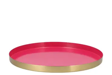 Daan Kromhout Marrakech Plate 33x2cm - Fuchsia - afbeelding 1