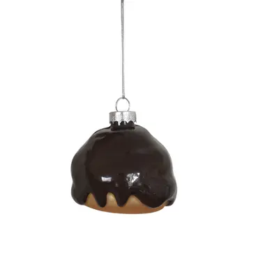 De Bossche Bol kerstbal 3D 7cm glas