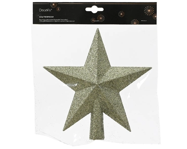 Decoris Piek Kunststof Rosemarijn met glitters 4.2x19x19cm - afbeelding 2