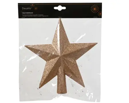 Decoris piek plastic 4.2x19x19cm brandy - afbeelding 1