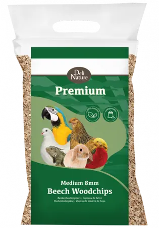 Deli nature Beukenhoutsnippers 8 mm midden 5kg - afbeelding 1