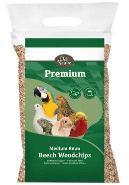 Deli nature Beukenhoutsnippers 8 mm midden 5kg - afbeelding 1