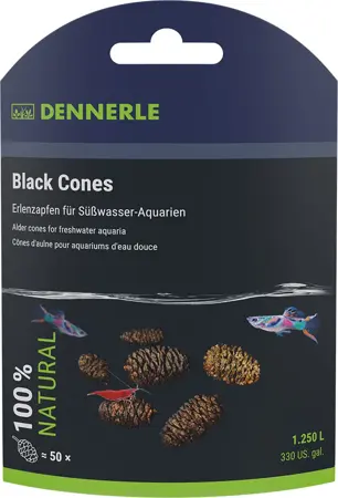 DENNERLE BLACK CONES 40 GR - VOOR 1200 L