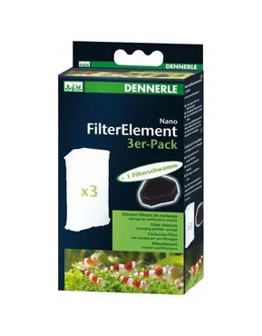 DENNERLE Nano Clean Vervangingsfilter 3 stuks