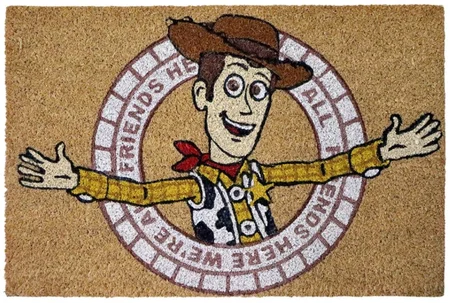 Deurmat pvc/cocos woody 60cm