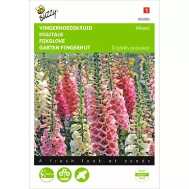 Digitalis, Vingerhoedskruid Gemengd - afbeelding 1