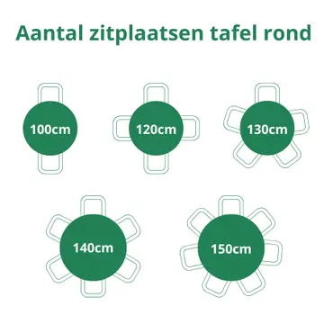Dining Tuin Klaptafel Rond Milton Teak Ø130cm - afbeelding 3