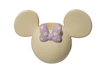 Disney 3D Bloempot Minnie off white 5 cm