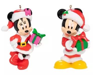Kurt Adler Disney kerstbal Mickey & Minnie Mouse