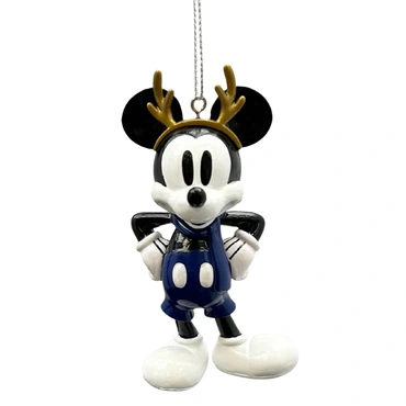 Disney kersthanger Delfts blauw Mickey 9cm