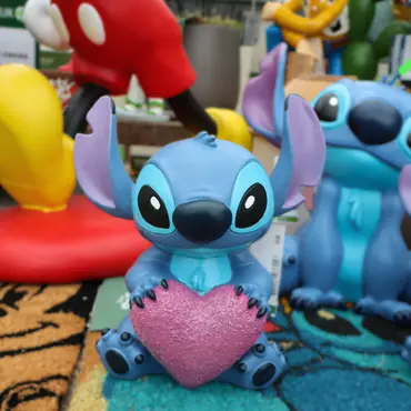 Disney Tuinbeeld 3d stitch liefde - afbeelding 2