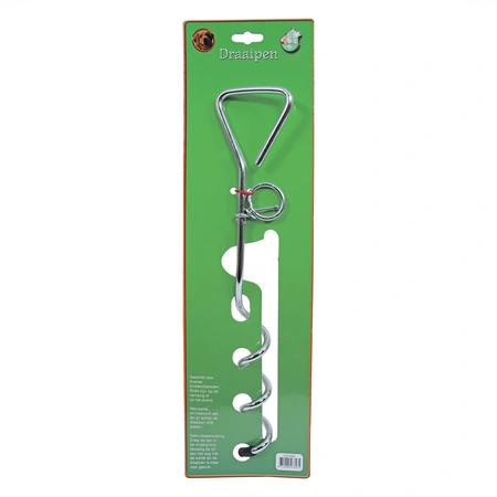 Draaipen verchroomd 43cm