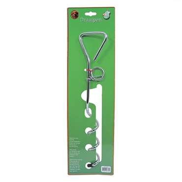 Draaipen verchroomd 43cm