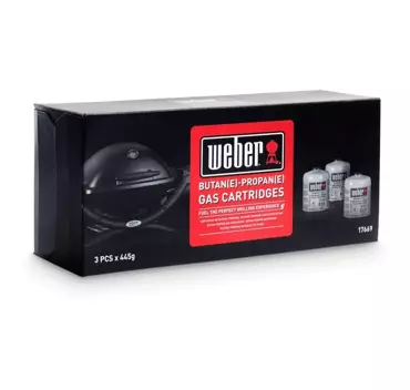 Weber Driepak gasbusjes