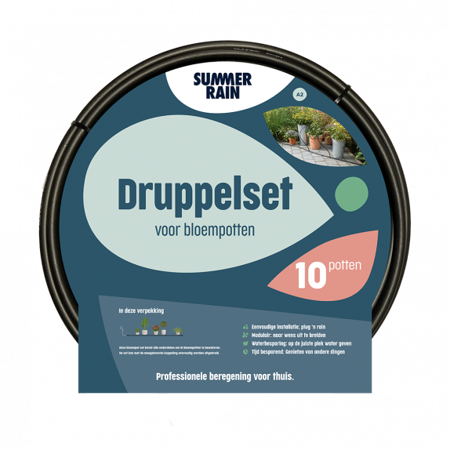 Druppelset voor 10 bloempotten - afbeelding 1