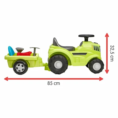 Ecoiffier Tractor loopwagen 85x28x32.5cm - afbeelding 5