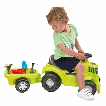 Ecoiffier Tractor loopwagen 85x28x32.5cm - afbeelding 8