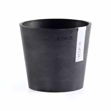 Ecopots Bloempot Amsterdam Mini Ø17cm - Donkergrijs - afbeelding 1