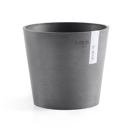 Ecopots bloempot Amsterdam Mini Ø17cm - Grijs - afbeelding 1