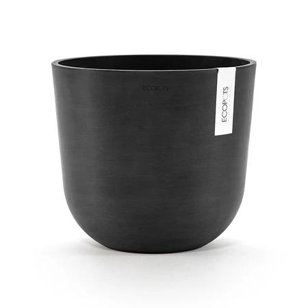 Ecopots Bloempot Oslo Ø25cm - Donkergrijs - afbeelding 1