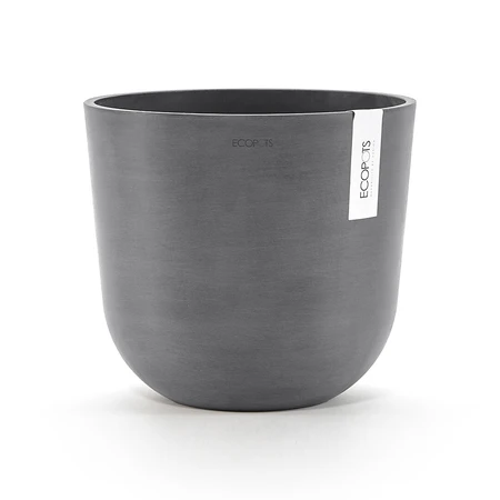 Ecopots Bloempot Oslo Ø25cm - Grijs - afbeelding 1